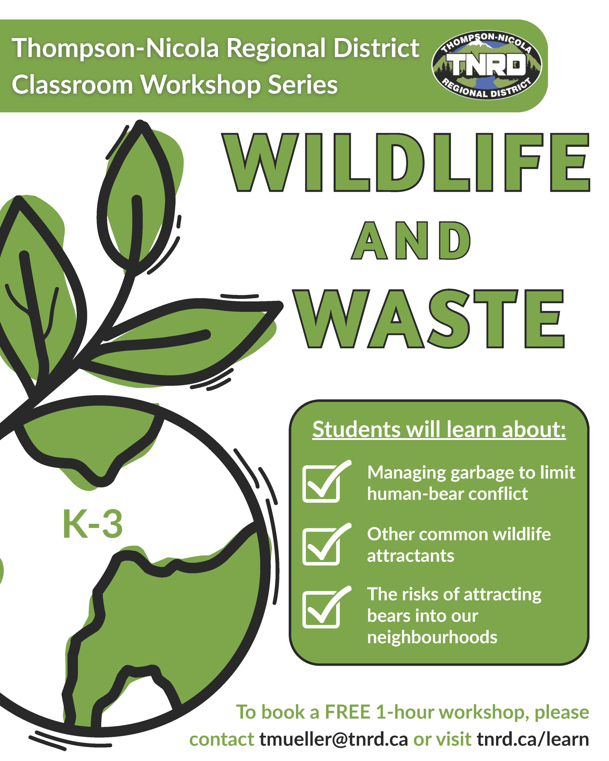 Twep Classroom Workshops - Thompson-Nicola Regional District